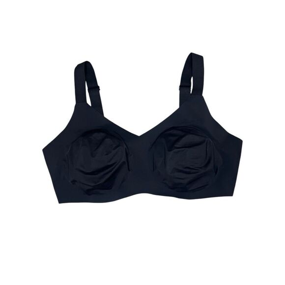 Knix Size 7 Evolution Padded V-Neck Wireless Bra Black Comfort - Picture 2 of 7